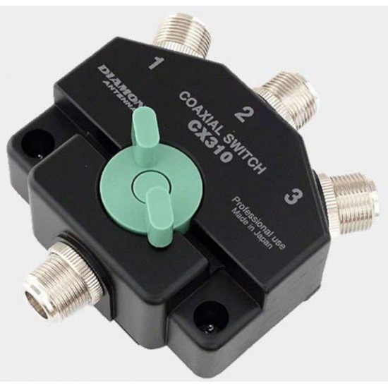 مفتاح الكابل المحوري Diamond CX-310A (ثلاثي الاتجاهات)