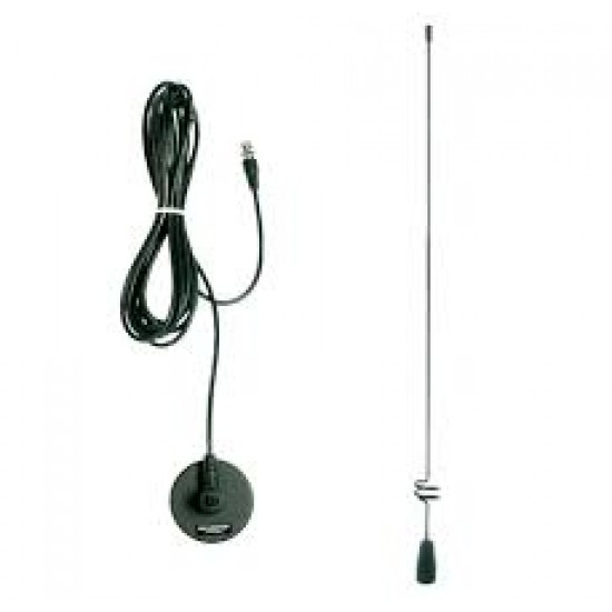 هوائي دايموند MC100 VHF مع قاعدة مغناطيسية 4 امتار هوائي دايموند MC100 VHF مع قاعدة مغناطيسية 4 امتار