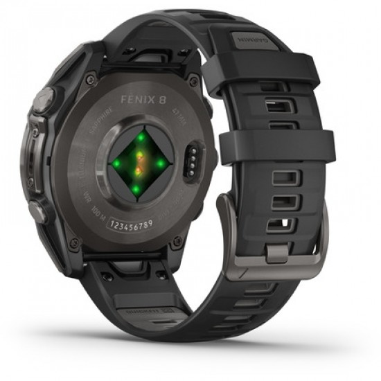 ساعة Garmin fēnix 8 – 47 مم – AMOLED Sapphire – ساعة GPS احترافية متعددة الرياضات ساعة Garmin fēnix 8 – 47 مم – AMOLED Sapphire – ساعة GPS احترافية متعددة الرياضات
