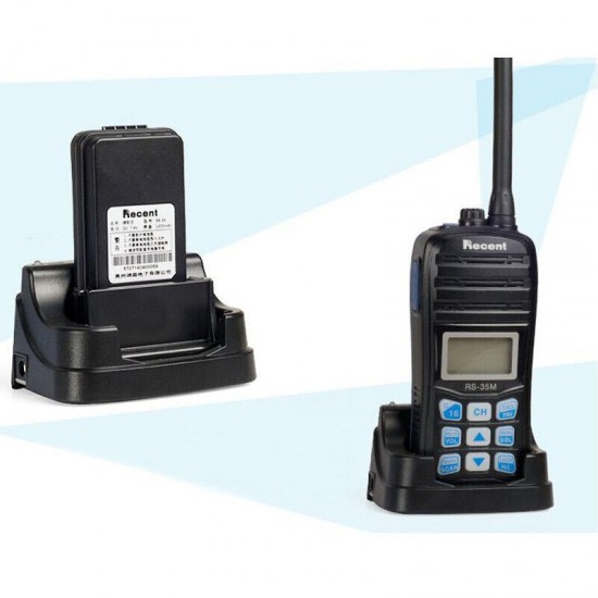 جهاز لاسلكي بحري يدوي Recent RS-35M VHF – معتمد من هيئة الاتصالات